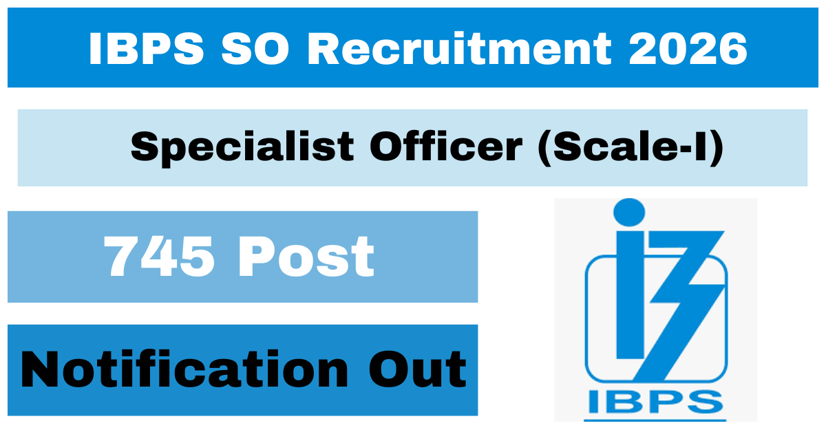 IBPS SO Recruitment 2026