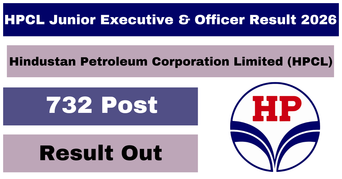 HPCL Junior Executive & Officer Result 2026