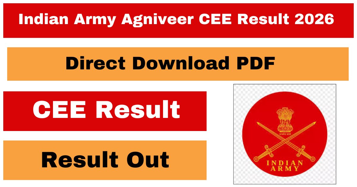 Indian Army Agniveer CEE Result 2026
