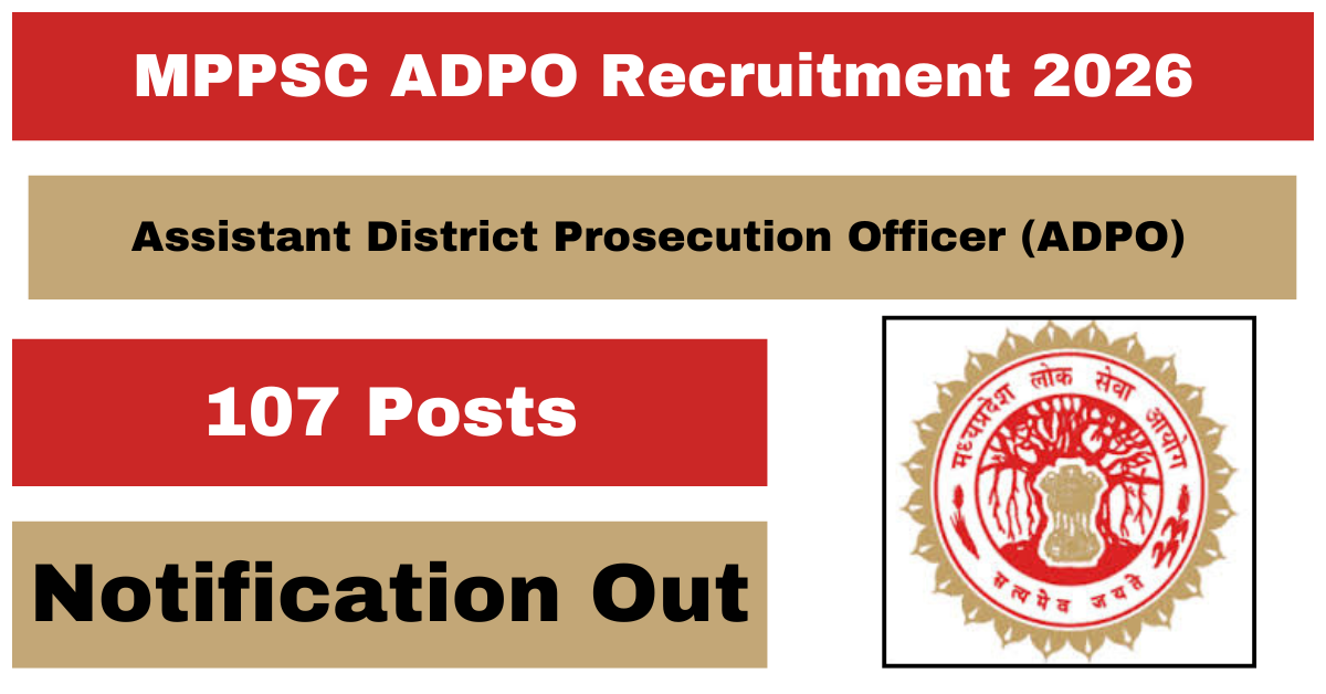 MPPSC ADPO Recruitment 2026